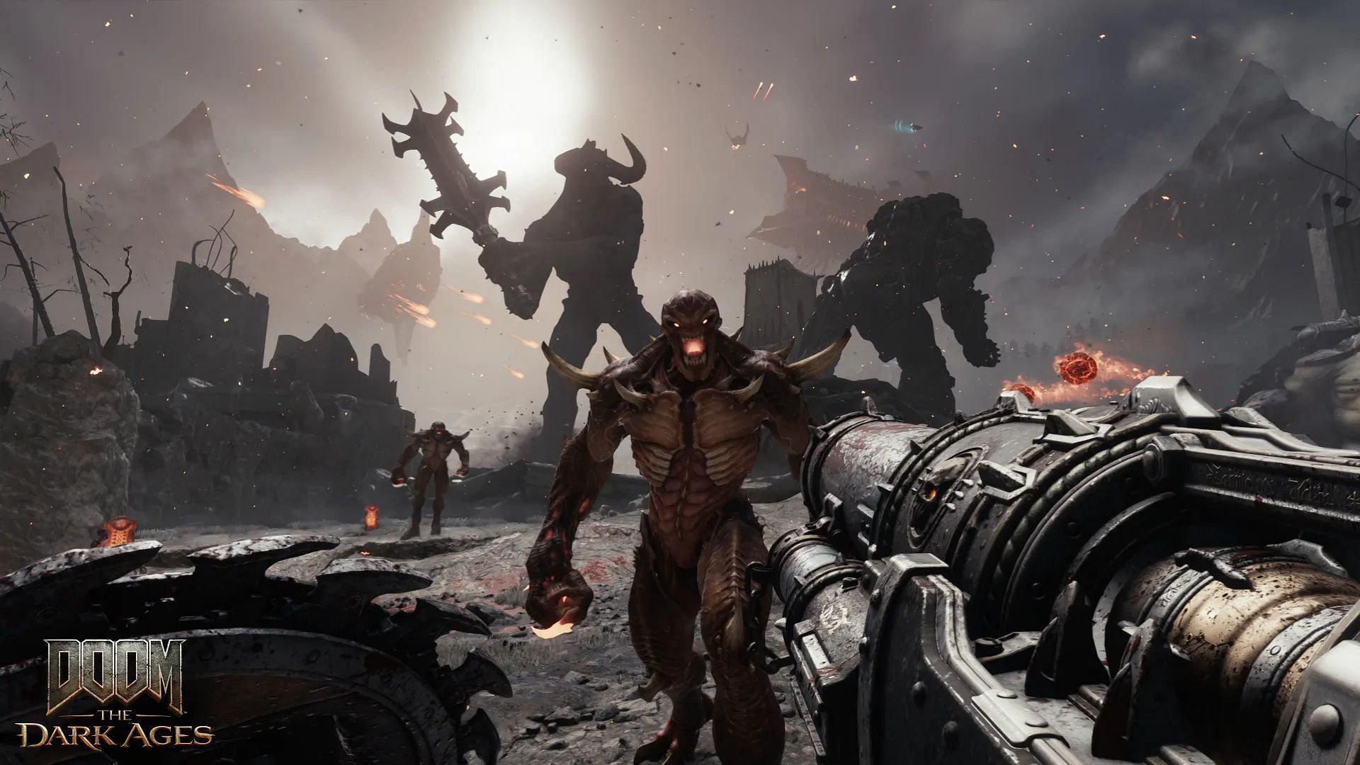 Doom The Dark Ages looks incredible on the RTX 3070 Ti (Image via Bethesda Softworks)